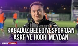 Kabadüz Belediyespor'dan ASKF'ye Hodri Meydan