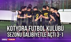 Kotyora Futbol Kulübü Sezonu Galibiyetle Açtı 3-1