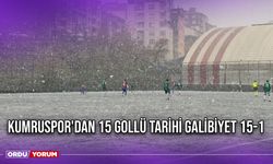 Kumruspor'dan 15 Gollü Tarihi Galibiyet 15-1