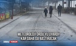 Meteoroloji Ordu'yu uyardı! Kar daha da bastıracak