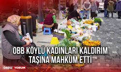 OBB Köylü Kadınları Kaldırım taşına Mahkum Etti