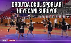 Ordu'da Okul Sporları Heyecanı Sürüyor