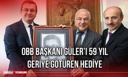 OBB Başkanı Güler’i 59 Yıl Geriye Götüren Hediye