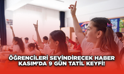 Öğrencileri Sevindirecek Haber: Kasım'da 9 Gün Tatil Keyfi!