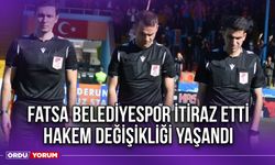 Fatsa Belediyespor İtiraz Etti, Hakem Değişikliği Yaşandı