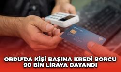 Ordu'da Kişi başına kredi borcu 90 bin liraya dayandı