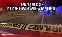 Ordu’da Bir Kişi, Elektrik Direğine Asılı Halde Bulundu