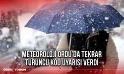 Meteoroloji Ordu’da Tekrar Turuncu Kod Uyarısı Verdi