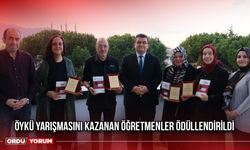 Öykü Yarışmasını Kazanan Öğretmenler Ödüllendirildi