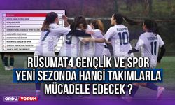 Rüsumat4 Gençlik ve Spor, Yeni Sezonda Hangi Takımlarla Mücadele Edecek ?