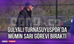 Gülyalı Turnasuyuspor'da Mümin Sarı Görevi Bıraktı