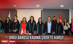 Ordu Barosu Kadına Şiddete Karşı!