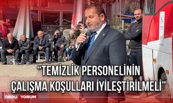 “Temizlik Personelinin Çalışma Koşulları İyileştirilmeli”