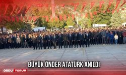 Büyük Önder Atatürk Anıldı