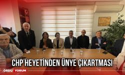 CHP Heyetinden Ünye Çıkartması