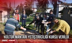 Kültür Mantarı Yetiştiriciliği Kursu Verildi