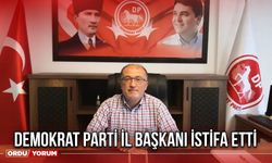 Demokrat Parti İl Başkanı İstifa Etti