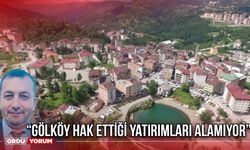 “Gölköy Hak Ettiği Yatırımları Alamıyor”