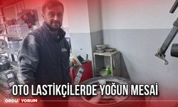 Oto Lastikçilerde Yoğun Mesai