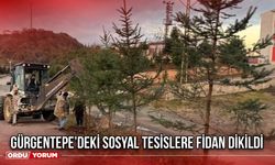 Gürgentepe’deki Sosyal Tesislere Fidan Dikildi