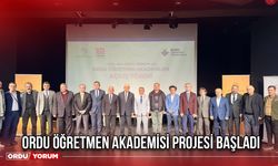 Ordu Öğretmen Akademisi Projesi Başladı