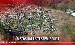 Mezarlıklar Tertemiz Oldu