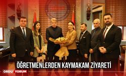 Öğretmenlerden Kaymakam Ziyareti