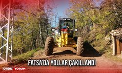 Fatsa’da Yollar Çakıllandı