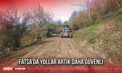 Fatsa’da Yollar Artık Daha Güvenli