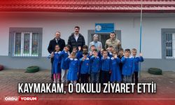 Kaymakam, O Okulu Ziyaret Etti!