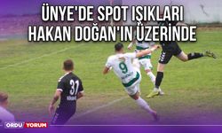 Ünye'de Spot Işıkları Hakan Doğan'ın Üzerinde