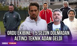 Ordu Ekibine 1.5 Sezon Dolmadan Altıncı Teknik Adam Geldi