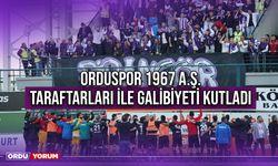 Orduspor 1967 A.Ş. Taraftarları İle Galibiyeti Kutladı