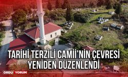 Tarihi Terzili Camii’nin Çevresi Yeniden Düzenlendi