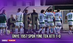 Ünye 1957 Spor Yine Tek Attı 1-0