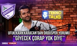 Ufuk Kaan Karacan'dan Orduspor Yorumu ''Giyecek Çorap Yok Diye''