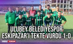 Ulubey Belediyespor, Eskipazar'ı Tekte Vurdu 1-0