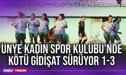 Ünye Kadın Spor Kulübü'nde Kötü Gidişat Sürüyor 1-3