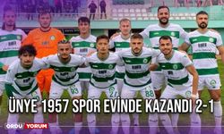 Ünye 1957 Spor Evinde Kazandı 2-1