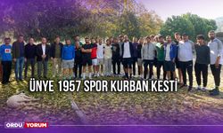 Ünye 1957 Spor Kurban Kesti