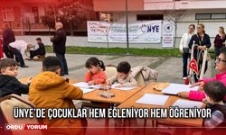 Ünye’de Çocuklar Hem Eğleniyor Hem Öğreniyor