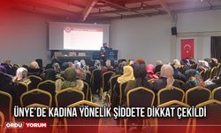 Ünye’de Kadına Yönelik Şiddete Dikkat Çekildi