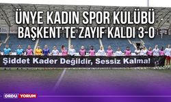 Ünye Kadın Spor Kulübü Başkent'te Zayıf Kaldı 3-0