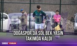 Doğaspor'da Sol Bek Yasin Takımda Kaldı