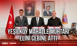 Yeşilköy Mahalle Muhtarı Elini Cebine Attı