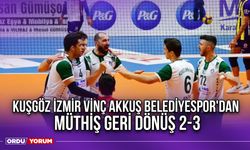 Kuşgöz İzmir Vinç Akkuş Belediyespor'dan Müthiş Geri Dönüş 2-3