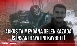 Akkuş’ta Meydana Gelen Kazada İş İnsanı hayatını Kaybetti