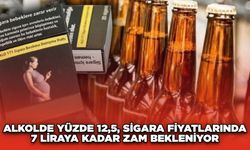 Alkolde Yüzde 12,5, Sigara Fiyatlarında 7 Liraya Kadar Zam Bekleniyor