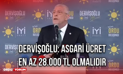 Dervişoğlu: Asgari ücret en az 28.000 TL olmalıdır