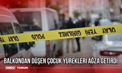 Balkondan Düşen Çocuk Yürekleri Ağza Getirdi